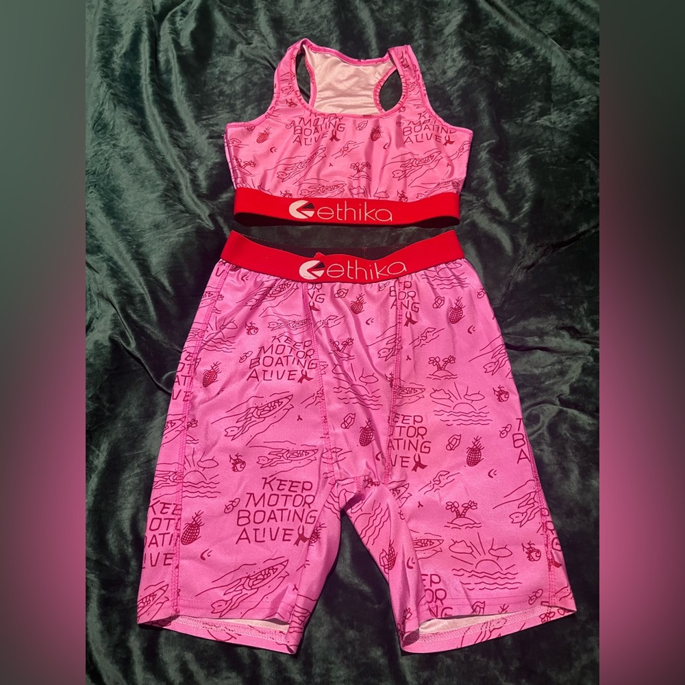 Pink Graphic Sports Set